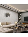 LION V1 |3D Metal Geometric Lion Head Animal Wall Decor Animal -L