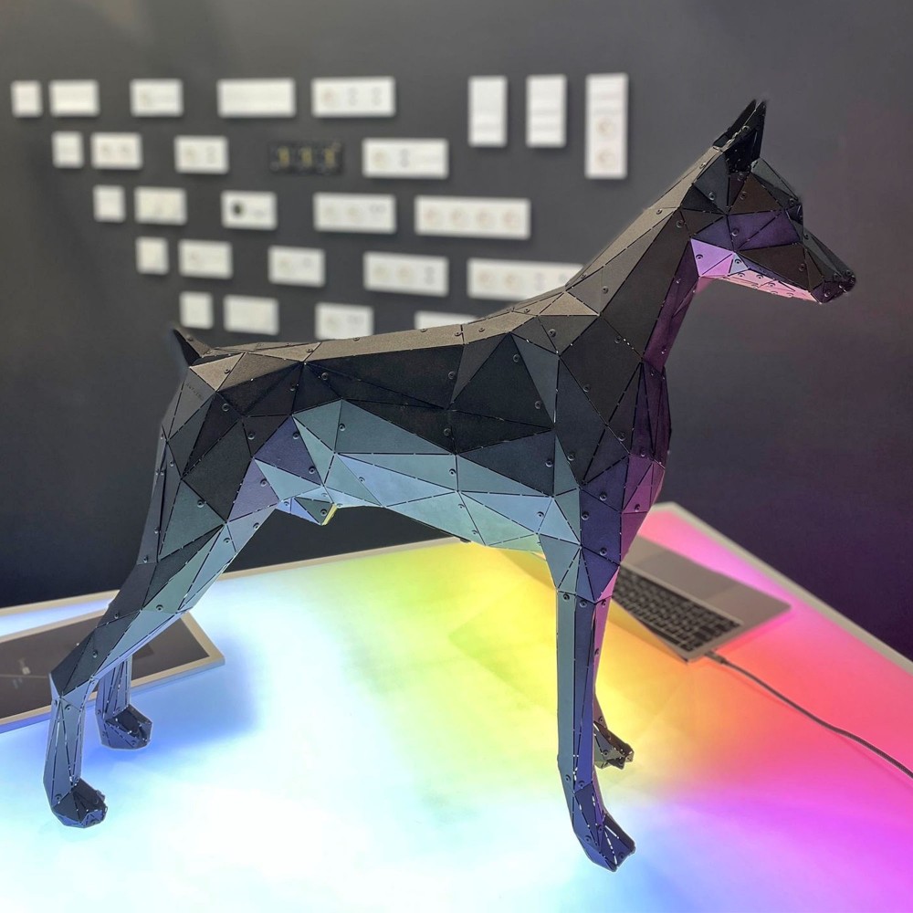 STANDING DOBERMAN - M 70 CM
